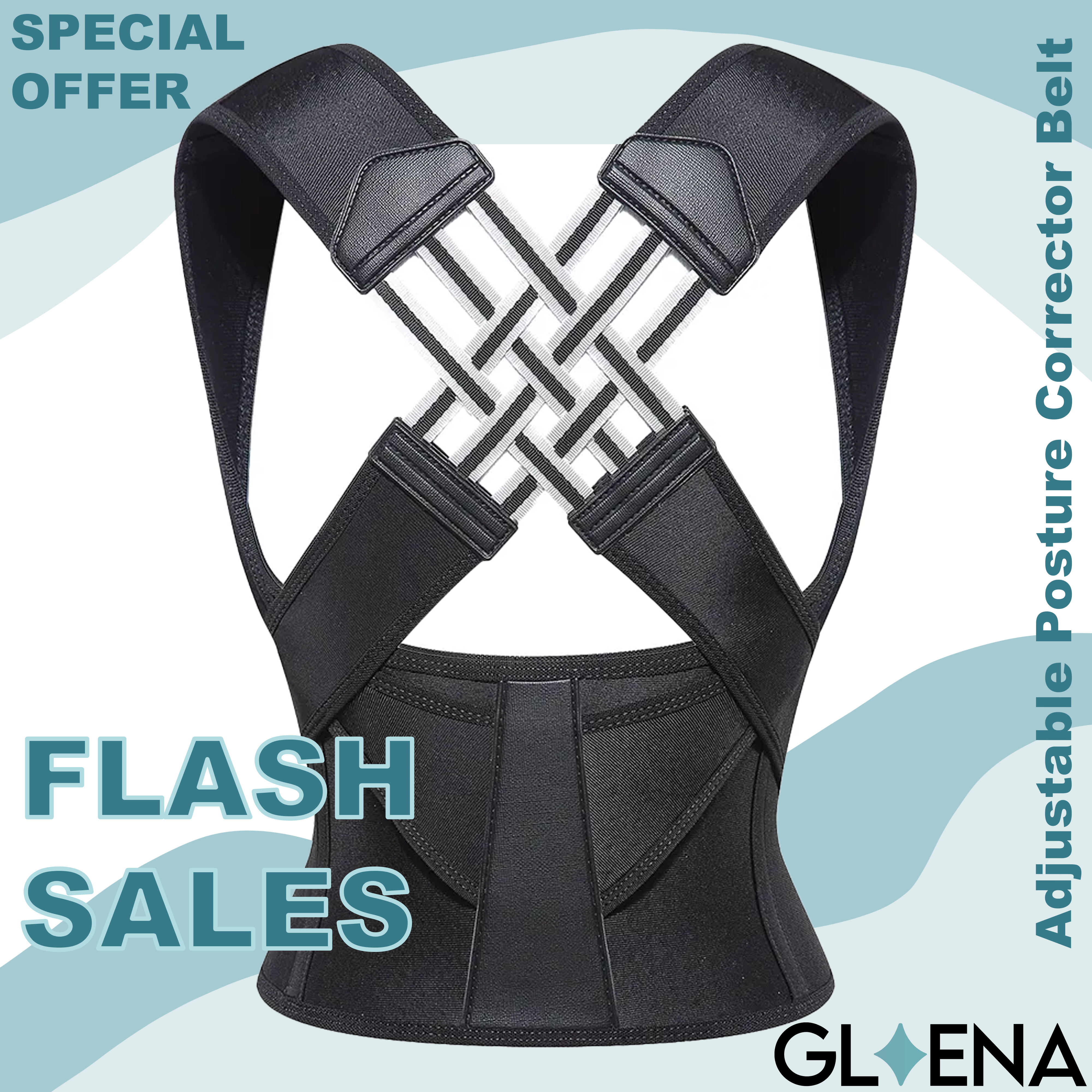 Adjustable Posture Corrector Belt