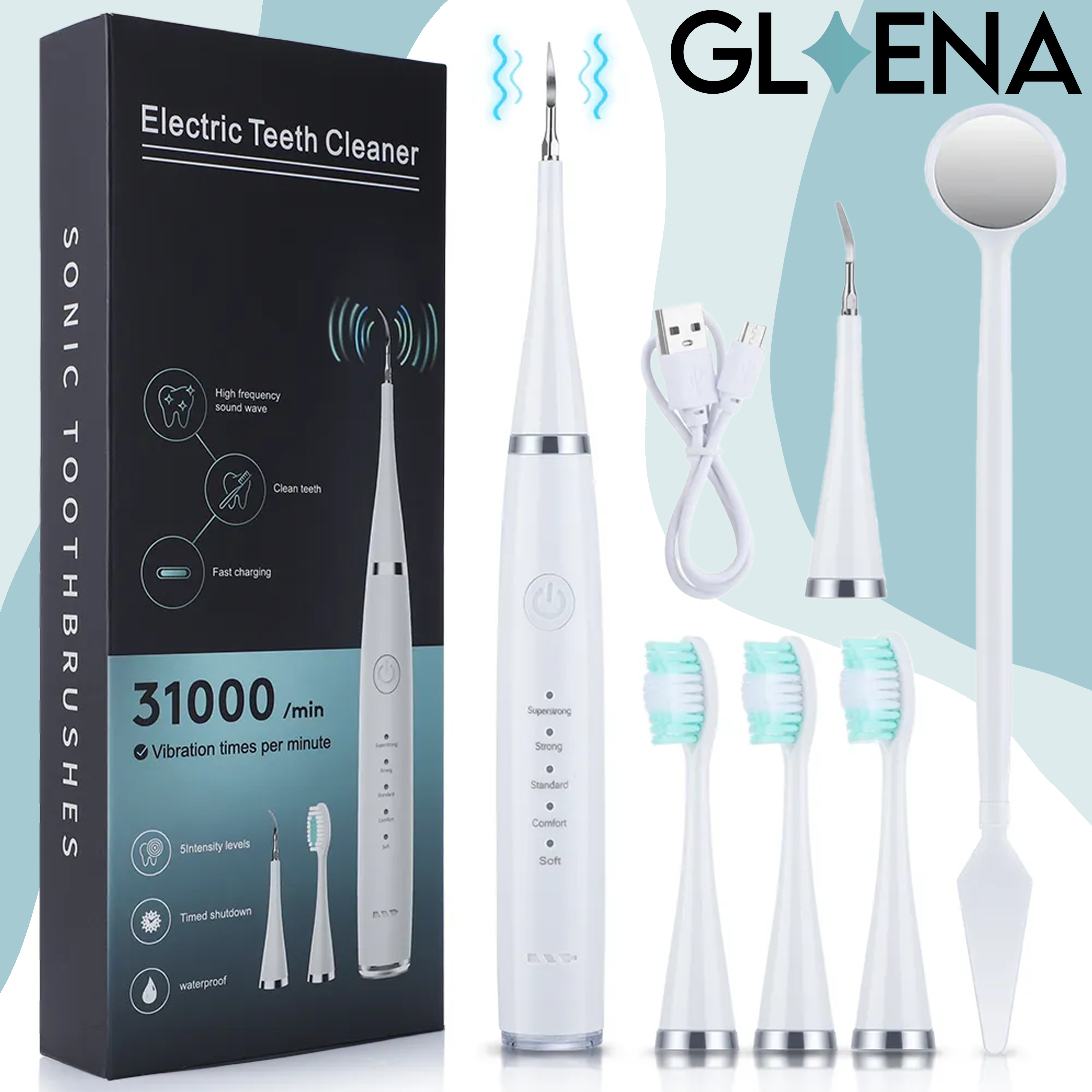 Gloena's Ultrasonic Tooth Cleaner